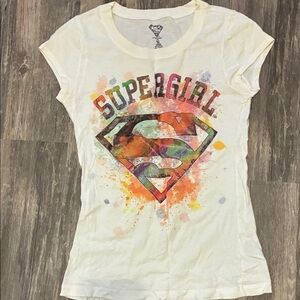 Supergirl Kids Short Sleeve Tee - Multicolor